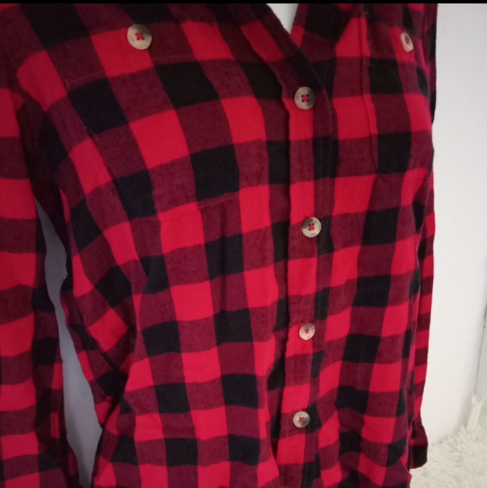 Plaid blouse